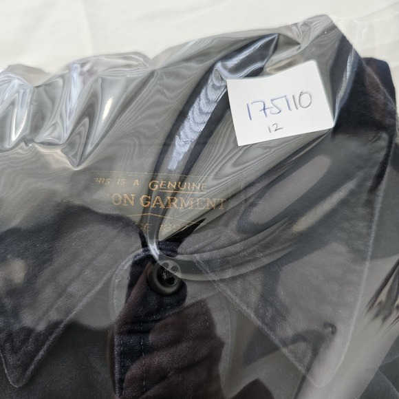 Filson Shirt Men's XS Navy Blue Chambray Button Pocket Long Sleeve Outdoor Fish - Picture 10 of 10